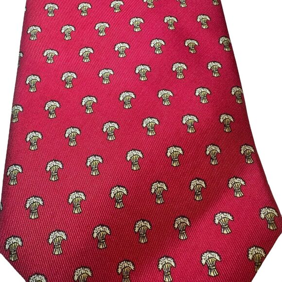 Vineyard Vines Custom Collection Nectktie Tie Wheatland Tube Co. Red Made in USA - Picture 2 of 5